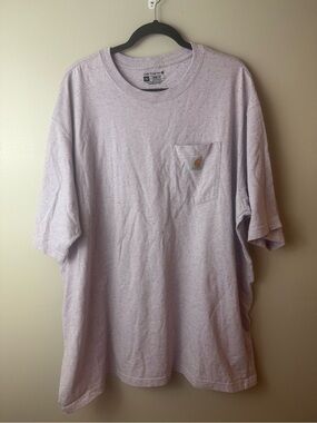 Carhartt Loose Fit Lavender Speckle Pocket Short-Sleeve Tee XXL